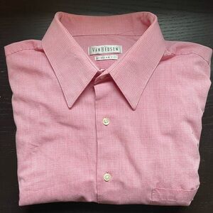 Men's Van Heusen Light Red Dress Shirt